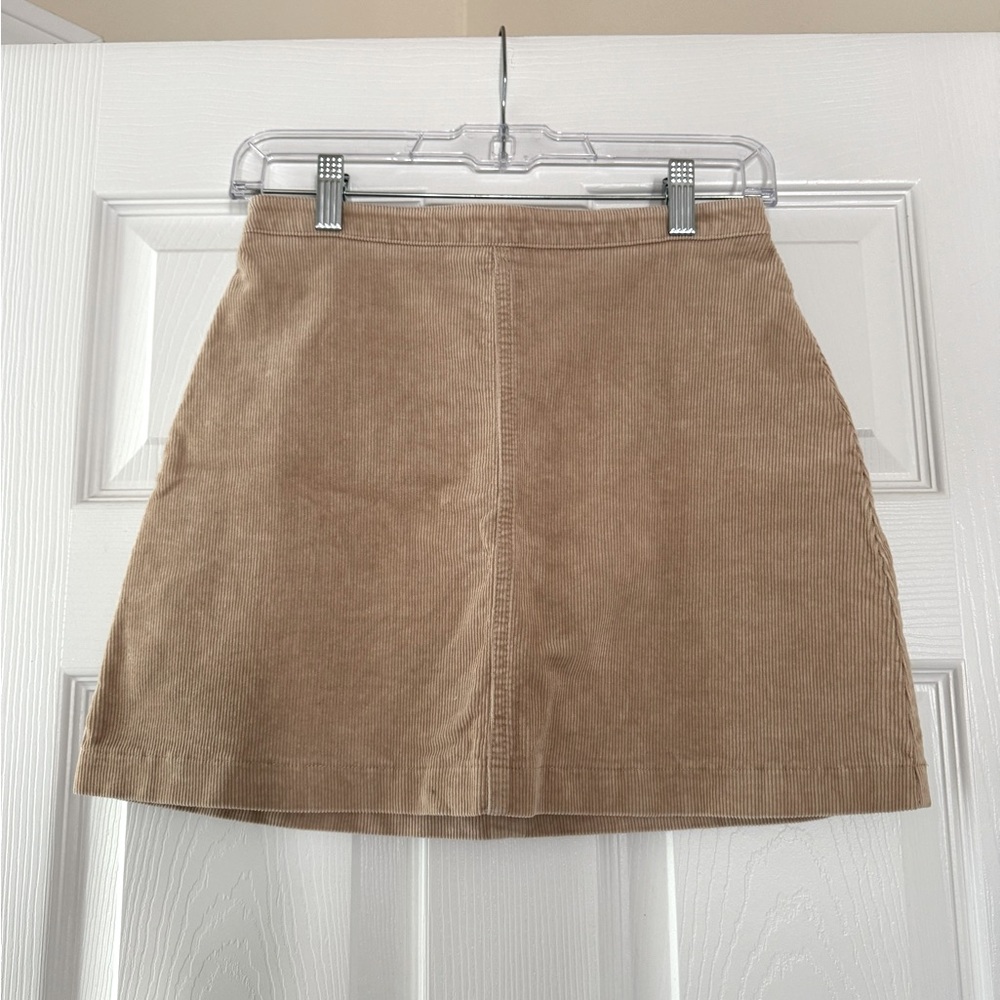 Forever 21 Corduroy A-Line Mini Skirt